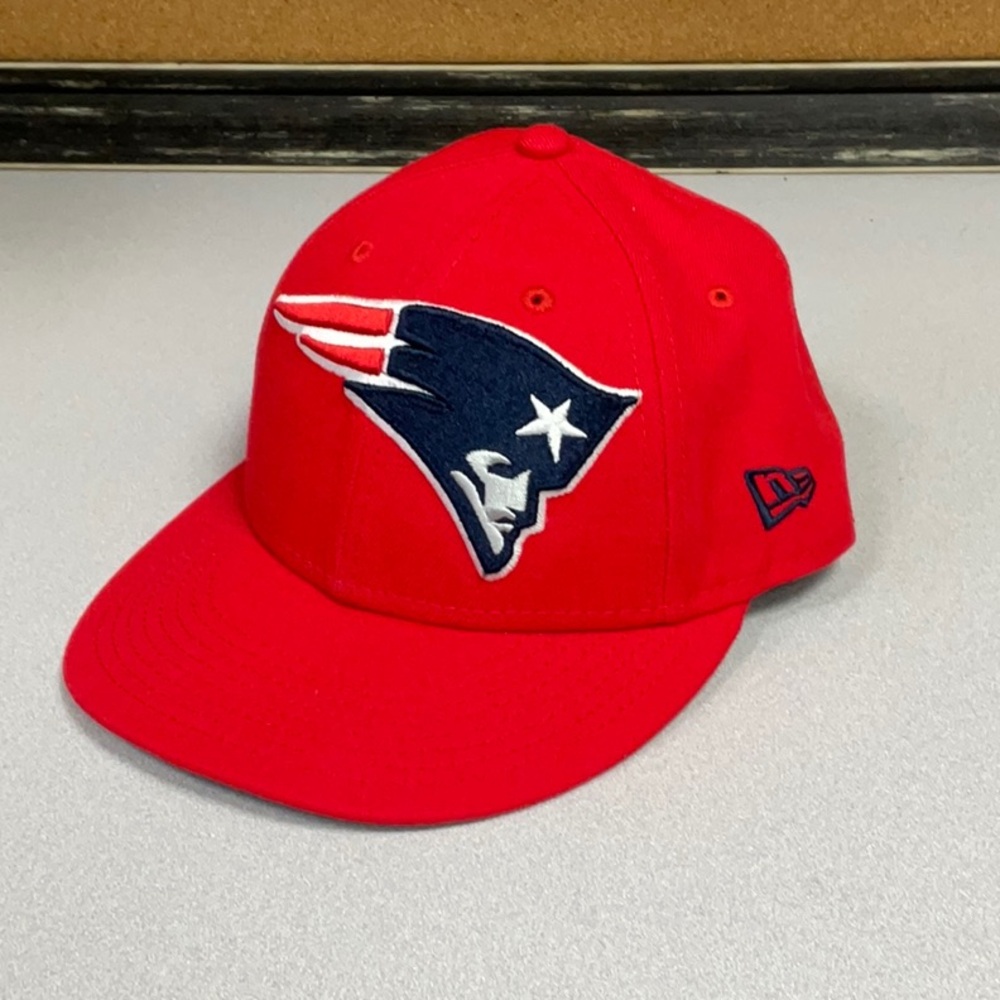 New Era Red Cap with Blue and White Logo
